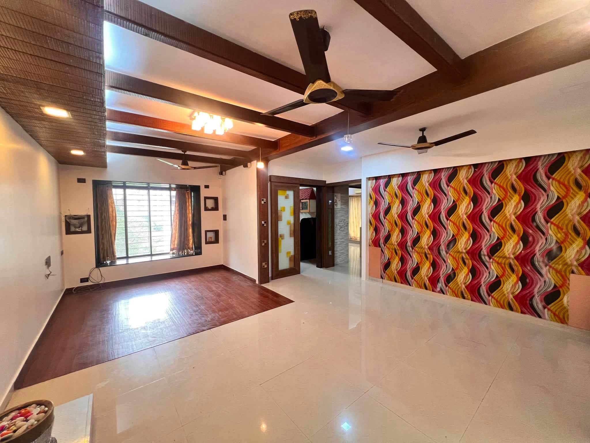 Available 2 BHK Semi Furnished, Well Renovated for Rent of Rs.55K at Bhoomi Park, Jankalyan Nagar, Malad West