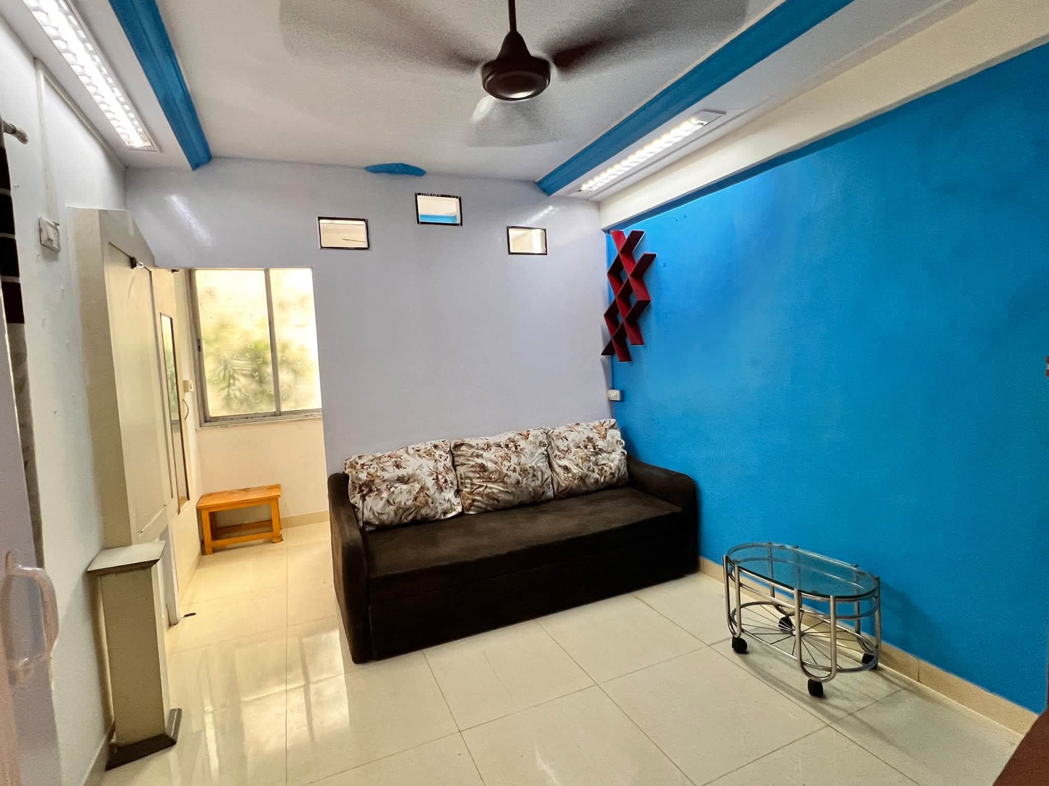 Well Maintained Semi Furnished 1 RK For Rent of Rs.22K at Kandivali West, Opp. Ekta Nagar, Near Atharv College.
