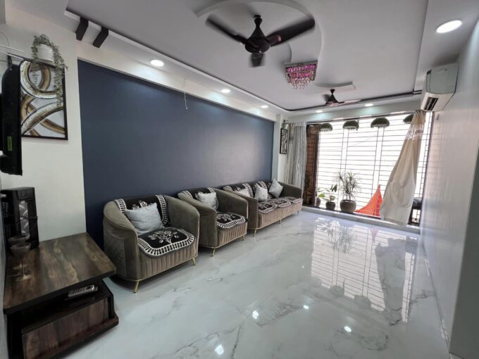 1 RK + 1 RK FLAT CONVERTED INTO 2 BHK FULLY FURNISHED FLAT FOR SALE OF RS.95 LACS AT KANDIVALI WEST, OPP. EKTA NAGAR, NEAR ATHARVA COLLEGE